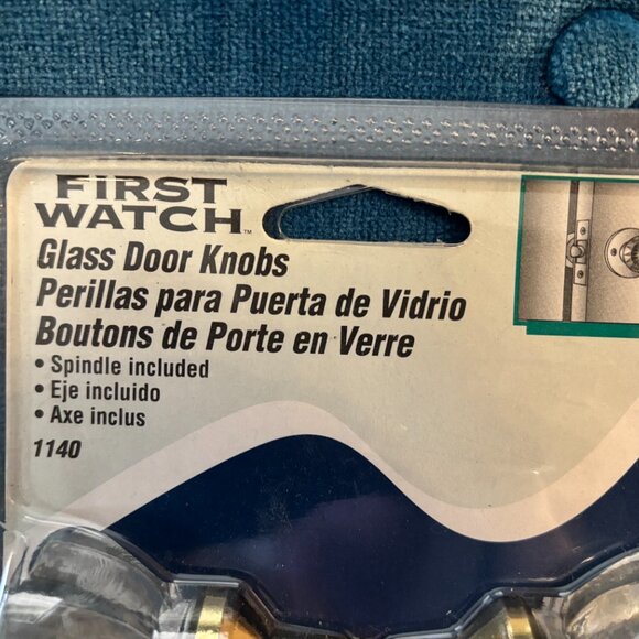 New Clear Glass Doorknobs (3) - Picture 2 of 3